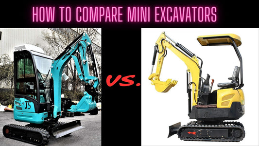 Mini Excavator comparison