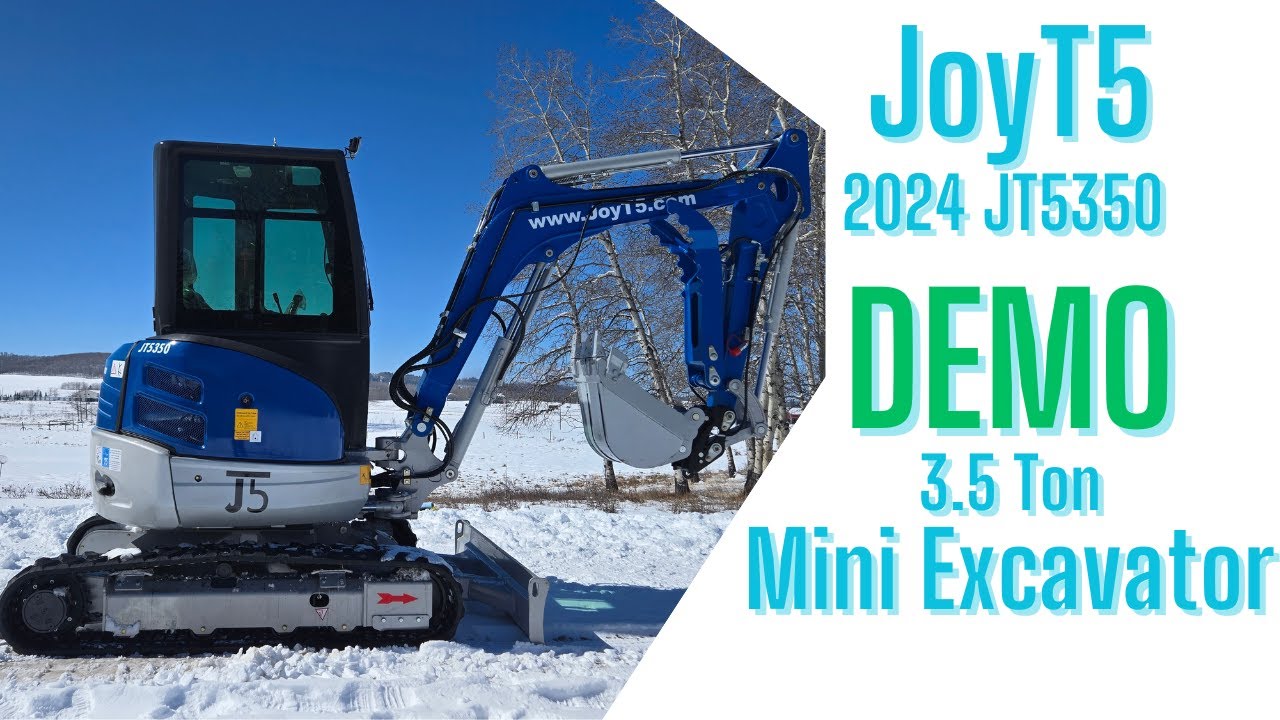 2024 JoyT5 JT5350 3.5 Ton Excavator Demo