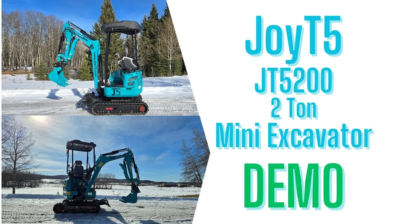 JoyT5 2 Ton Excavator JT5200 Demo