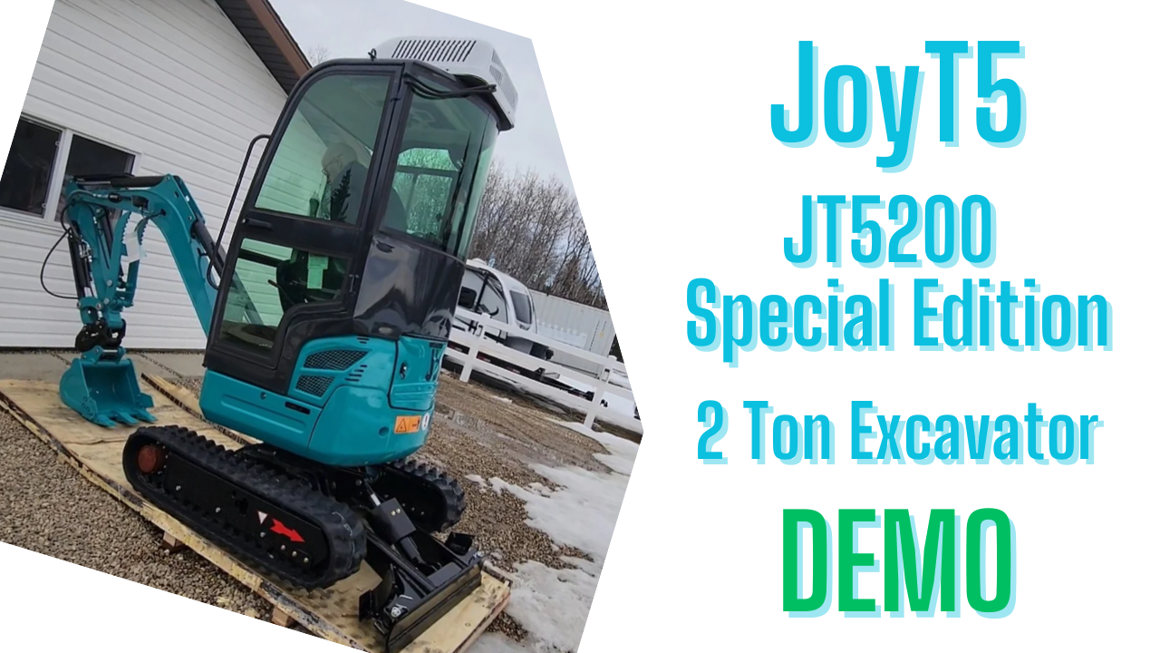 JoyT5 JT5200, 2 Ton  Excavator Demo