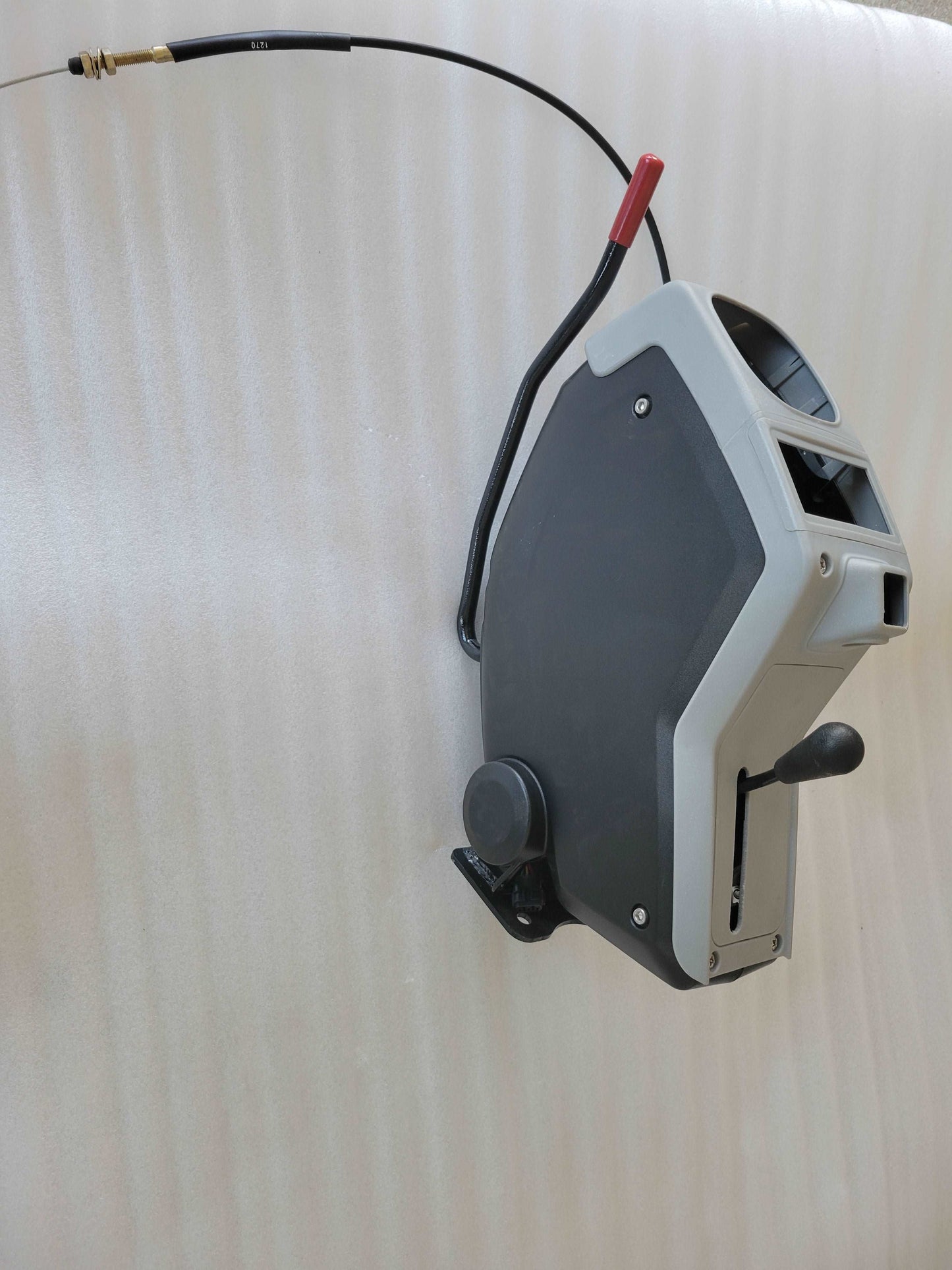 Throttle control assembly for excavator used in heavy equipment machinery and replacement parts for construction projects in Canada