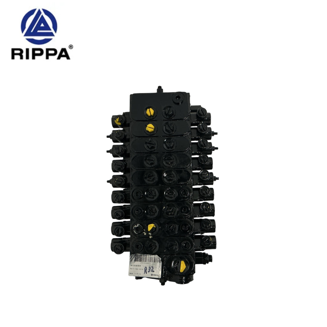 JoyT5 Rippa R32 multi way valve for sale Canada durable hydraulic control valve designed for smooth oil flow reliable excavator hydraulic performance stable mini excavator control and heavy equipment hydraulic system operation