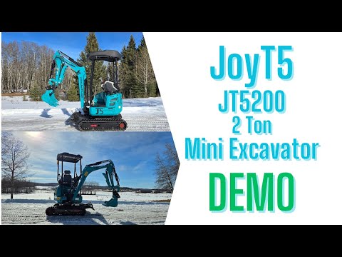 Demo video of JT5200 2 Ton Mini Excavator for Sale Canada | JoyT5