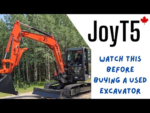 Thumbnail of JT5600 6 Ton Mini Excavator with Yanmar engine used excavator buying guide video for construction equipment buyers in Canada