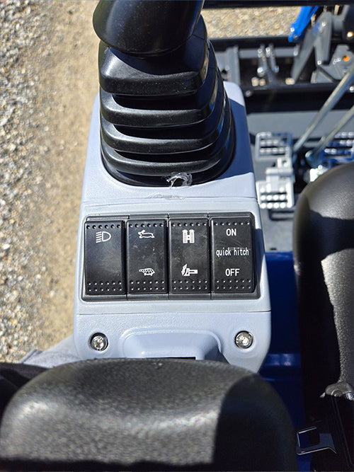 Rippa R15 mini excavator for sale control panel with functional switches and joystick