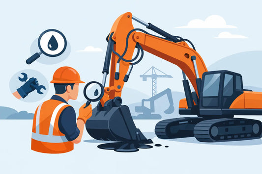 How to Inspect Excavator Hydraulic Leaks
