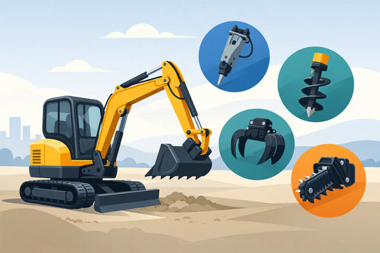 What Attachments Fit Mini Excavators Best?