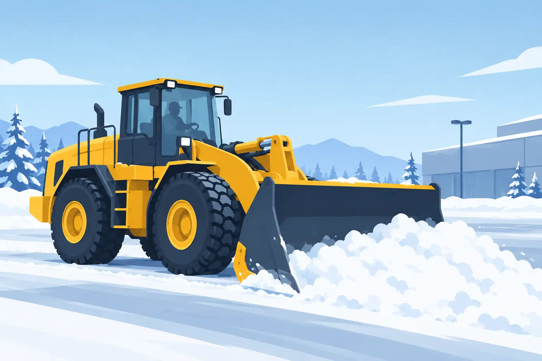 Can Wheel Loaders Plow Snow? What to Know