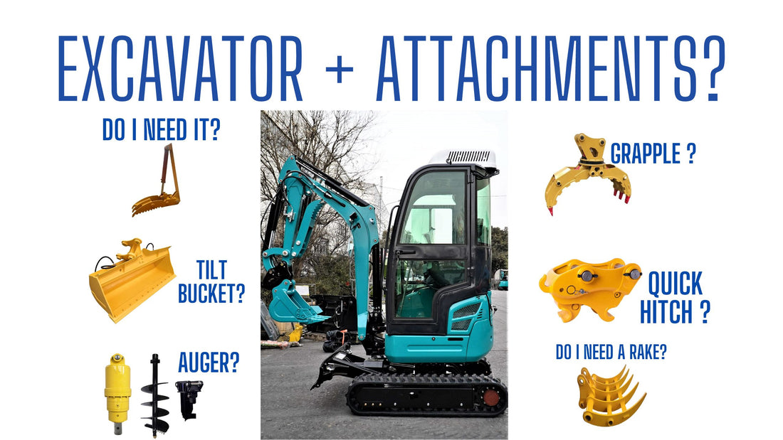 Excavator & Mini Excavator Attachments & Buckets