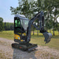 JoyT5 JT5200 2 ton mini excavator for rent in Calgary, Alberta compact full cab excavator with digging bucket for landscaping and construction projects across Canada.