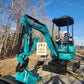 JoyT5 JT5200 2 ton mini excavator for rent in Edmonton, Alberta compact excavator with tilt bucket and auger attachment for landscaping and construction projects in Canada.