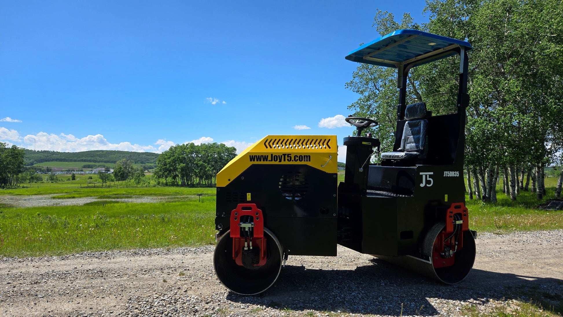 JT5DR35 3 Ton Drum Roller by JoyT5 for sale in Calgary Alberta Canada