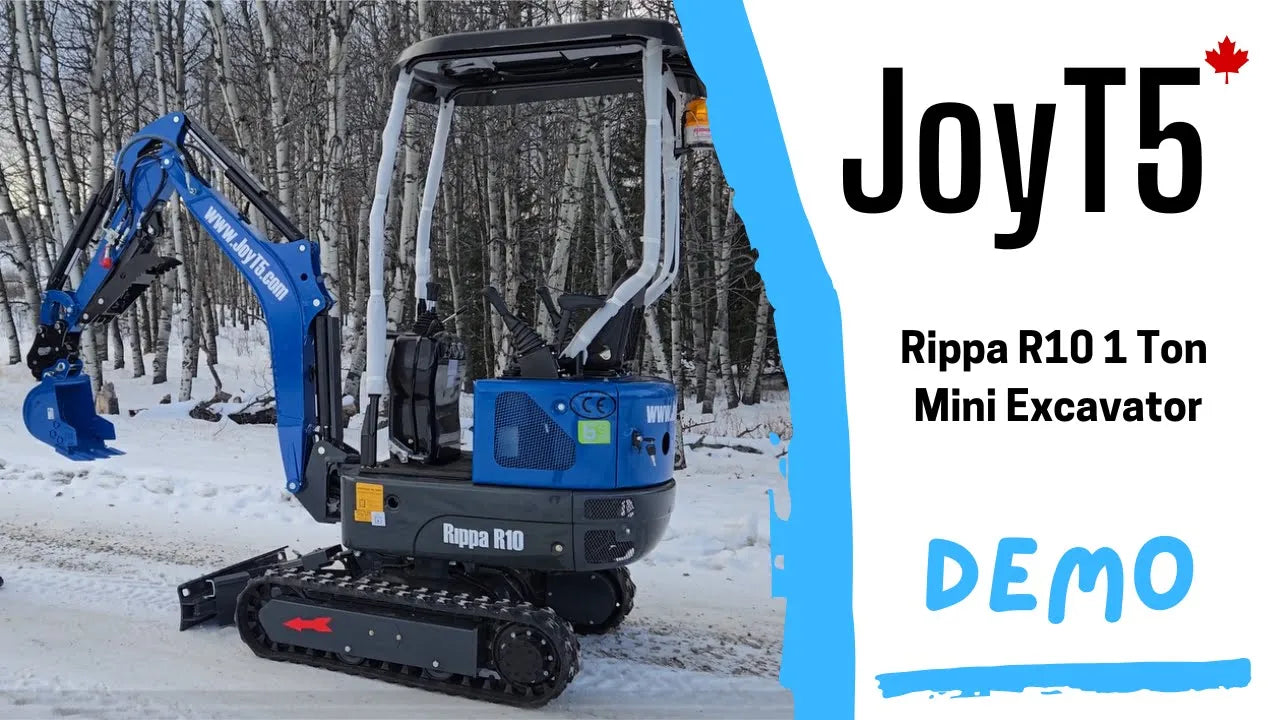 Load video: Rippa R13 Mini Excavator Demo video by JoyT5