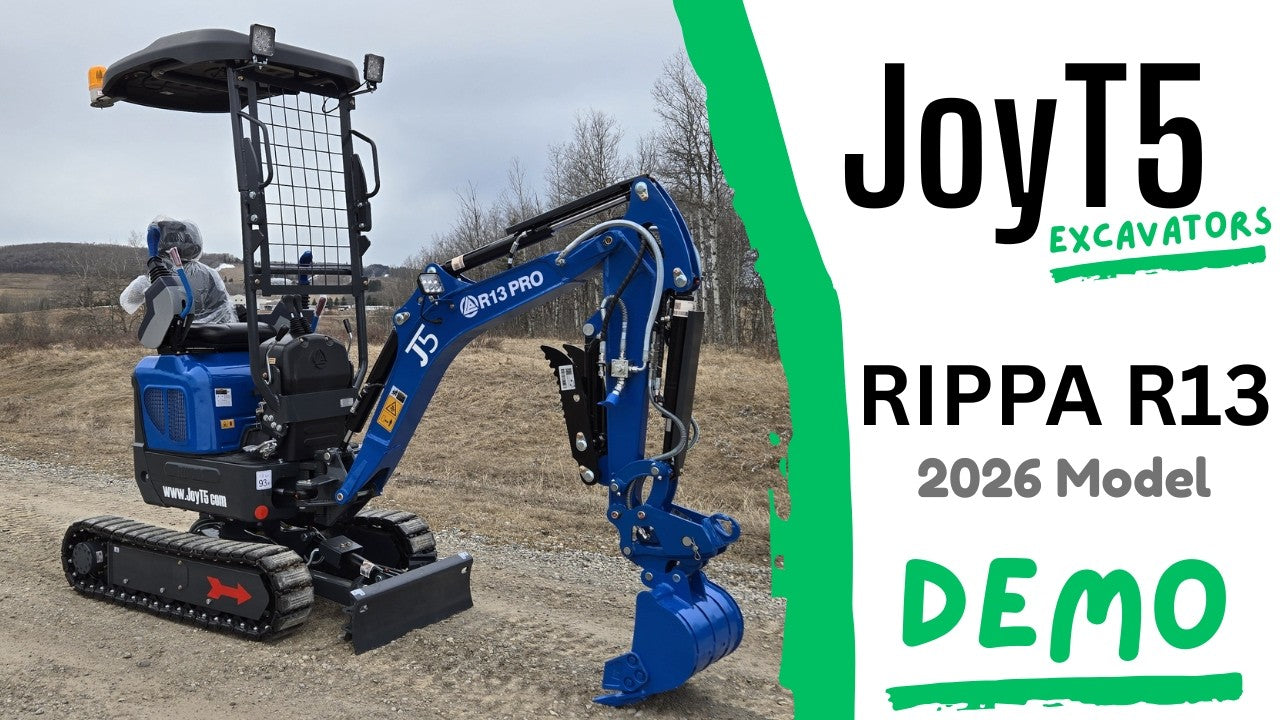 Load video: Rippa R10 Mini Excavator | Full PDI Inspection