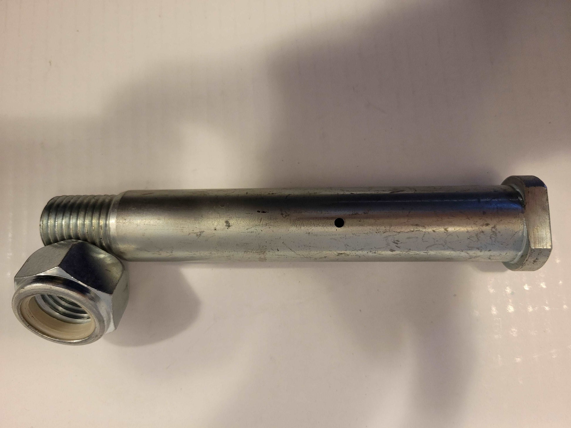 25 millimeter excavator bucket pin with nut replacement part for Agrotk and FF Industrial mini excavators in Canada used for quick hitch bucket connection