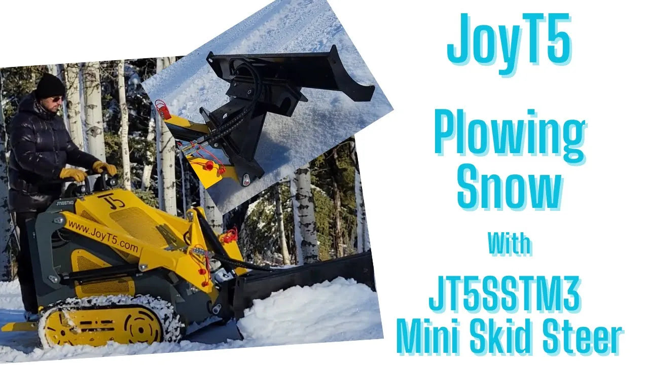 Gasoline JoyT5 JT5SSTM3 Skid Steer Plowing Snow