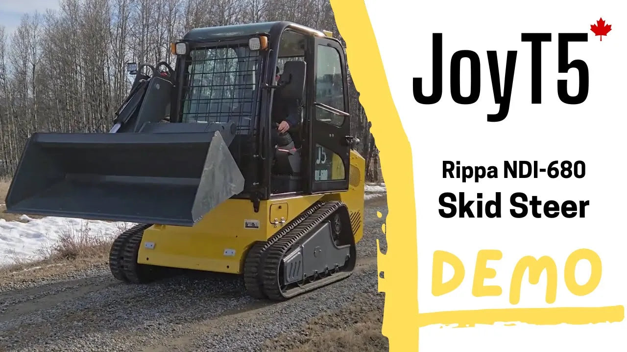 Load video: Rippa NDI 680 Skid Steer Demo
