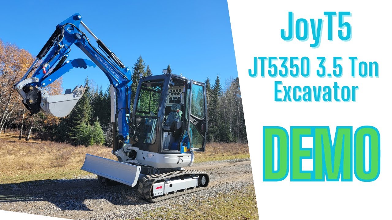 JoyT5 JT5350 3.5 Ton Excavator Demo