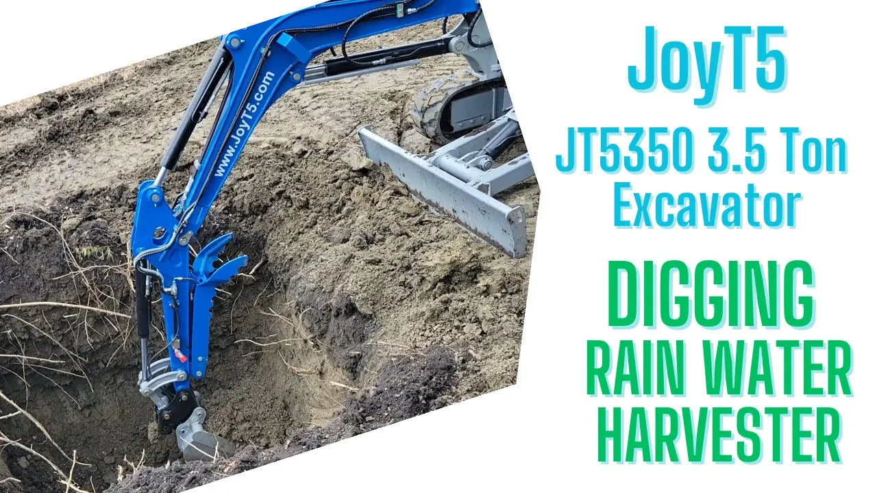 JoyT5 JT5350, 3.5 Ton Excavator Digging
