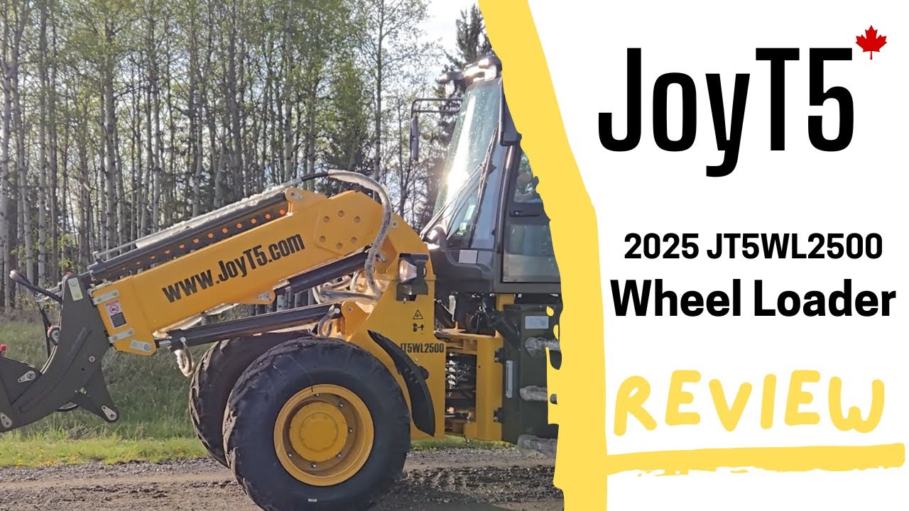 Load video: 2025 JoyT5 JT5WL2500 / Rippa R925 Wheel Loader Demo