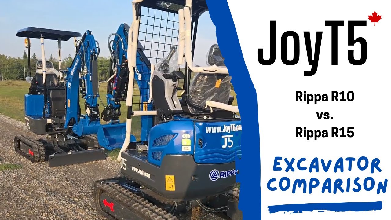 Load video: JoyT5's Rippa R10 Vs Rippa R15 Excavator Comparison