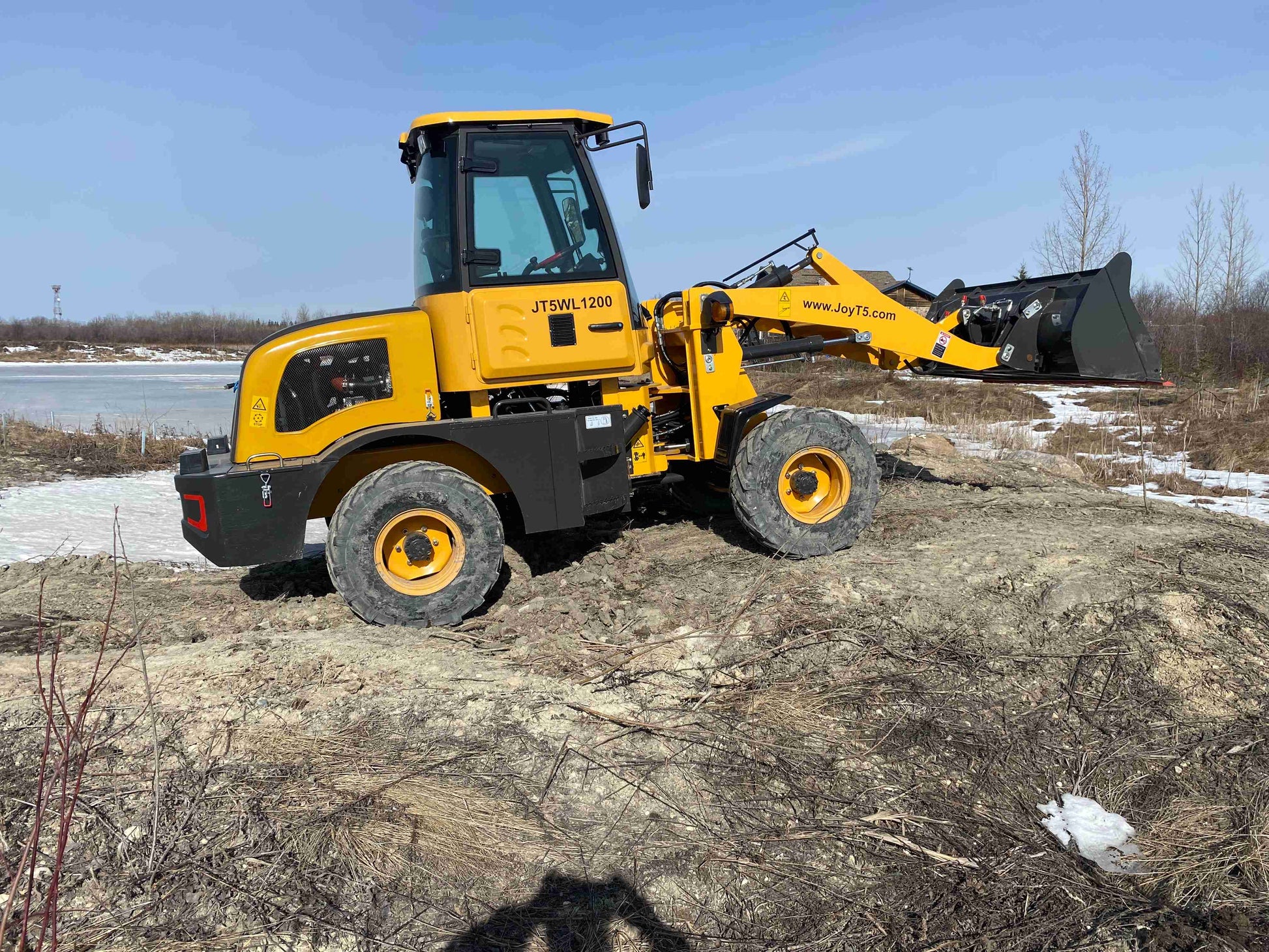 JoyT5 wheel loader JT5WL1200 with 1.2 ton lifting capacity for sale 