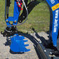 Close up of a hydraulic quick hitch on a Rippa R13 mini excavator for sale by JoyT5