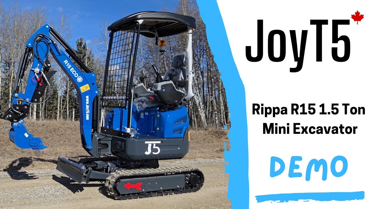 Load video: Demo of JoyT5 JT5WL1200 Wheel Loader with 1.2 ton lifting capacity for Sale