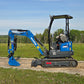 Roppa R18 mini-excavator for sale-Joyt5 mini excavator in blue color – compact construction equipment for digging and landscaping