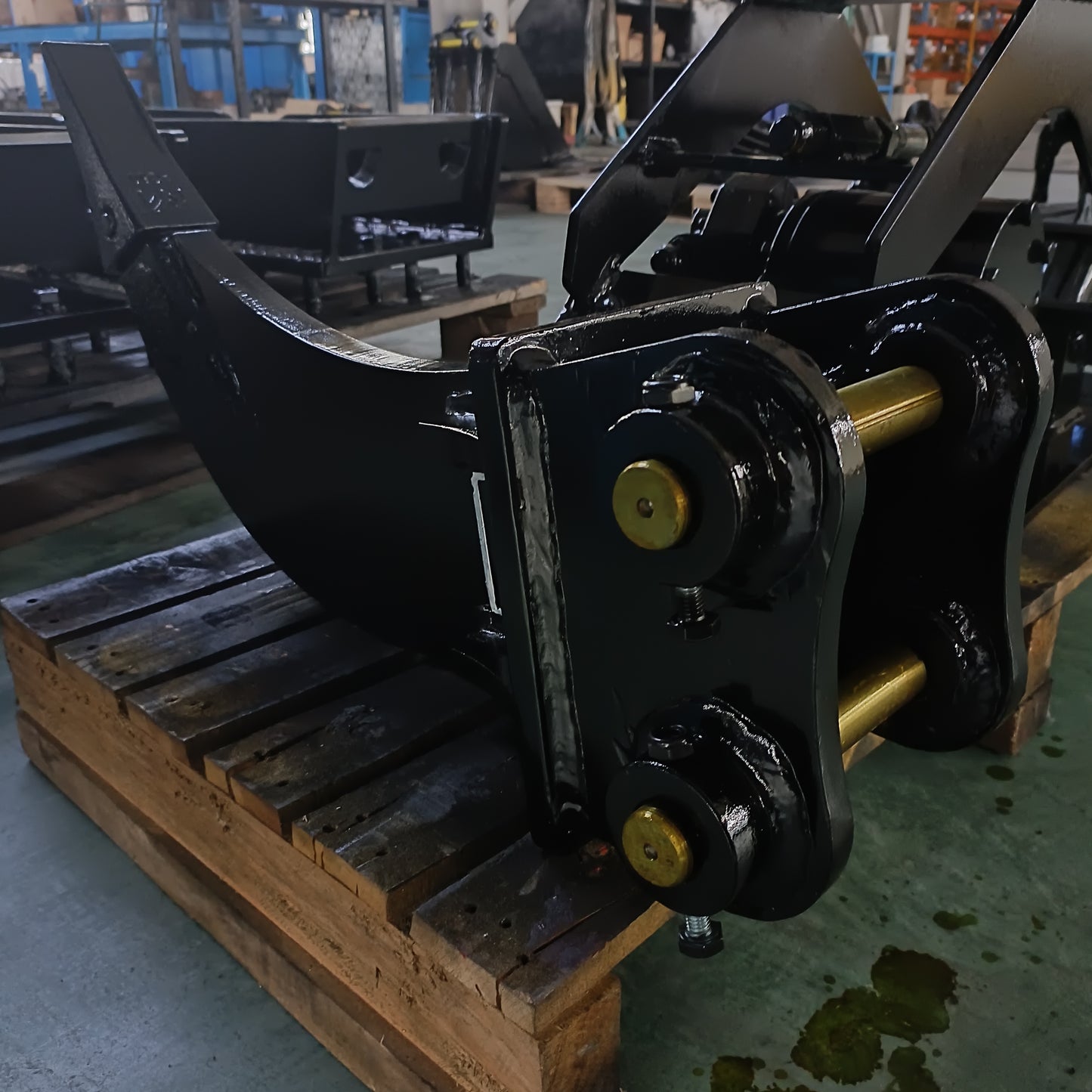 custom excavator ripper attachment made in Canada heavy duty construction equipment designed for breaking hard soil and rock removal

