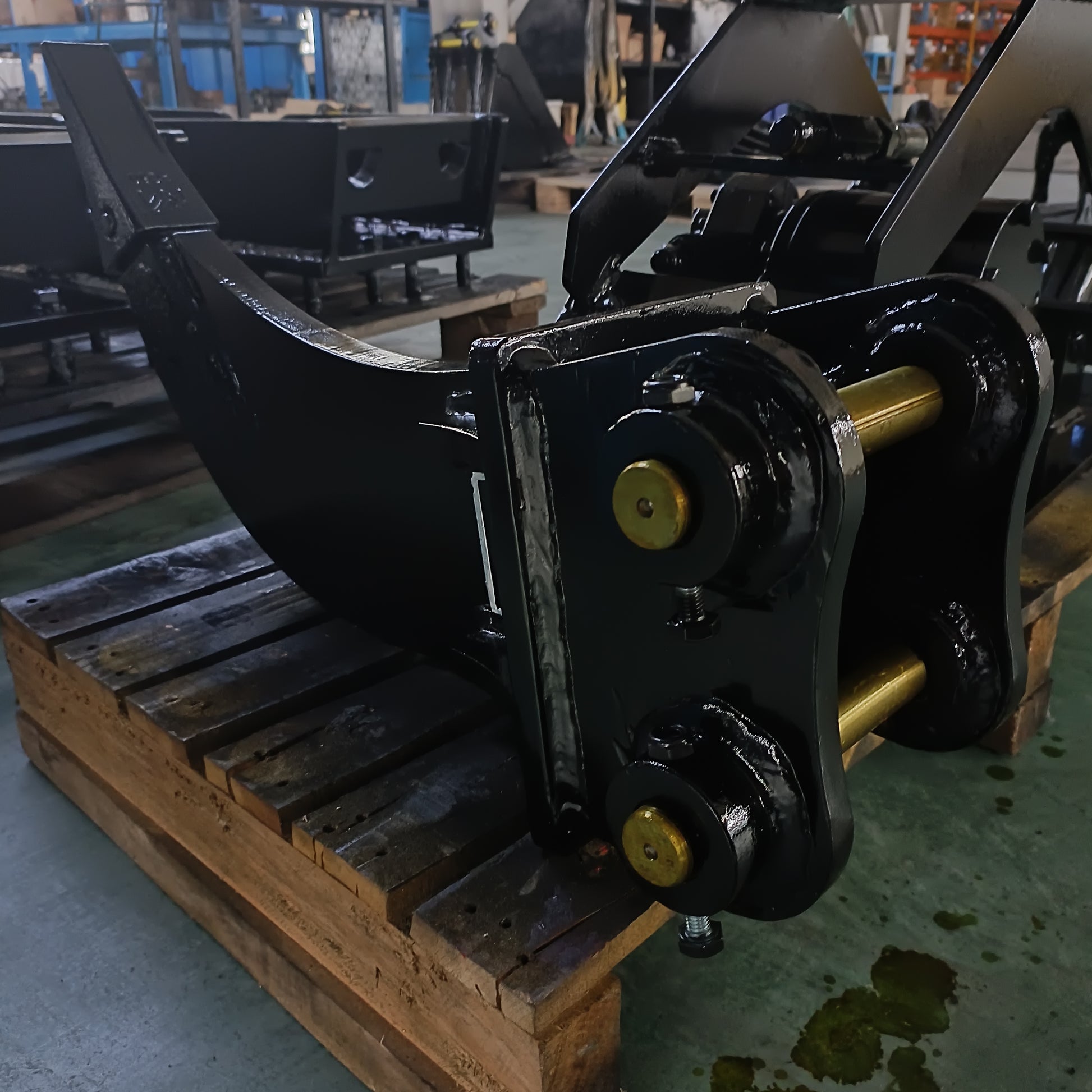 custom excavator ripper attachment made in Canada heavy duty construction equipment designed for breaking hard soil and rock removal

