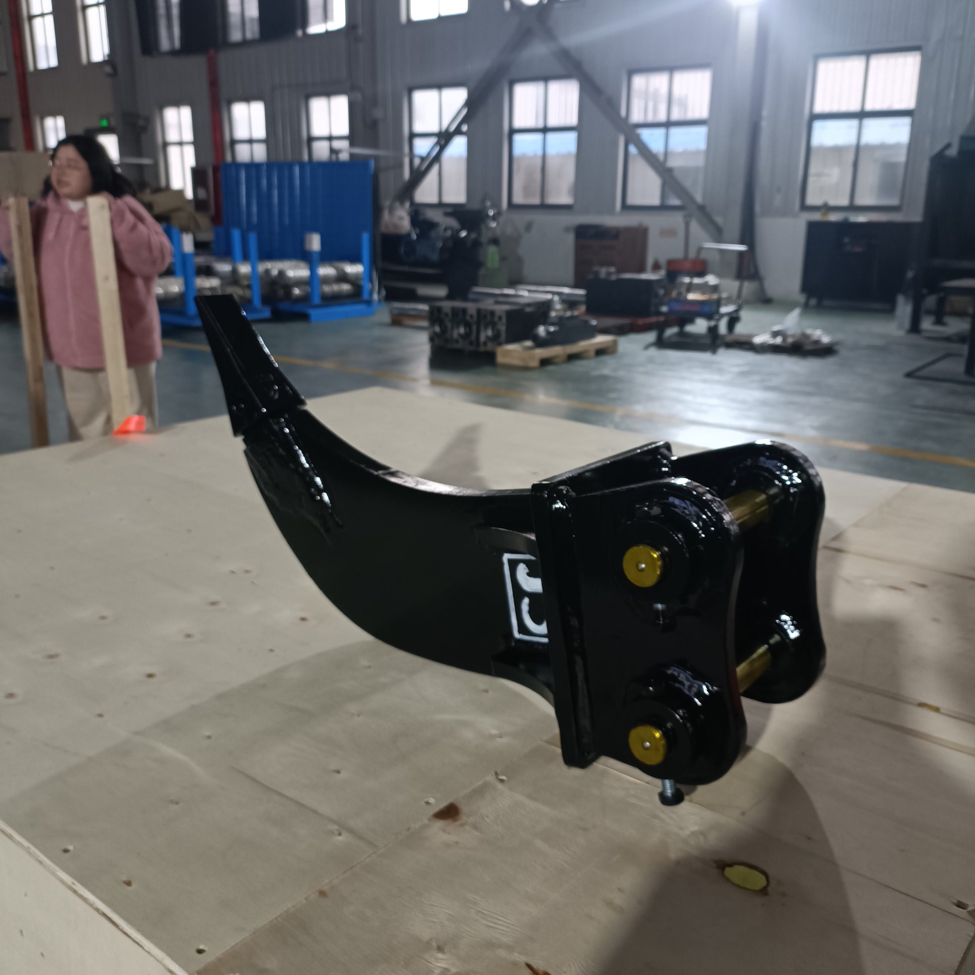 custom excavator ripper attachment made in Canada heavy duty tool designed for rock breaking soil ripping and excavation work

