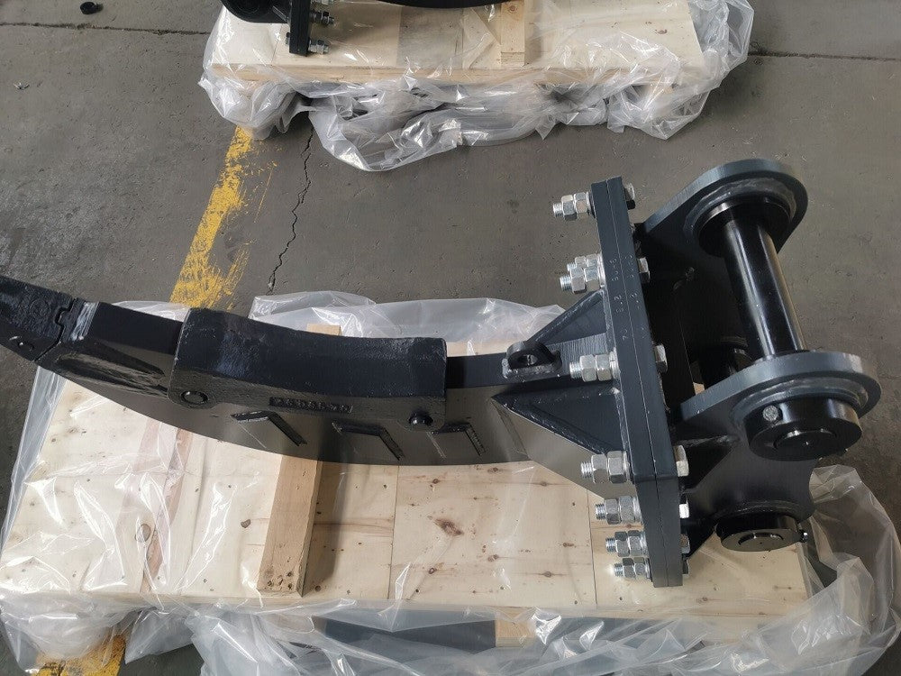 Durable excavator ripper attachment for breaking hard ground, soil, rock, and frozen earth