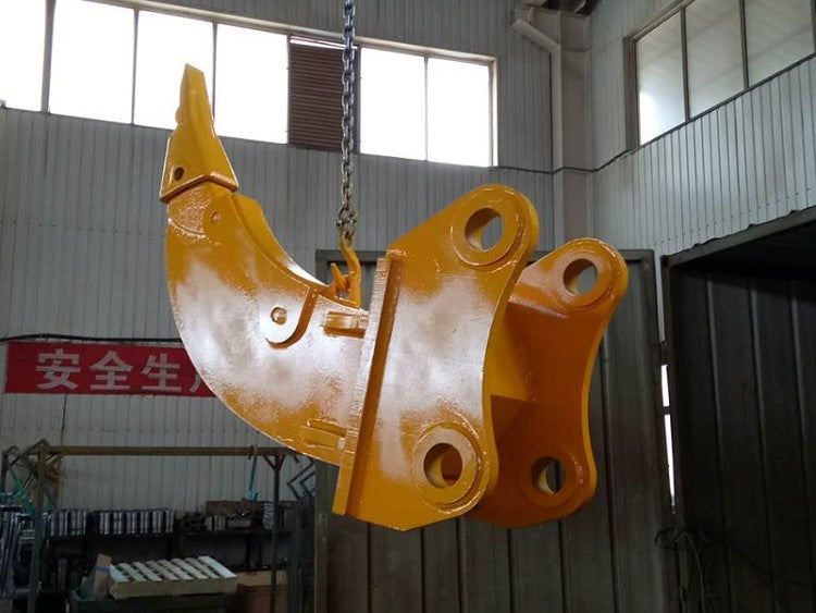 Heavy duty excavator ripper attachment built from durable steel for construction and earthmoving work in Canada