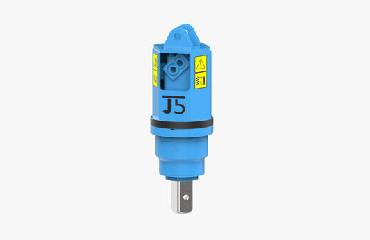 J5-14000LS Anchor Drive | Hydraulic Screw Pile Drive Head for 3-5 ton excavators with 21820 Nm high torque, ideal for foundation, solar, and construction piling