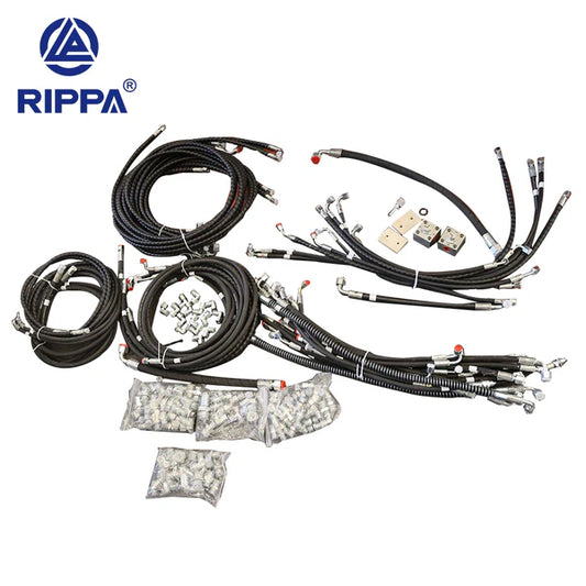 JoyT5 Rippa R13 full set oil pipes for sale Canada hydraulic hose kit designed for smooth oil flow complete excavator hose system for mini excavator hydraulic parts Canada USA construction equipment parts
