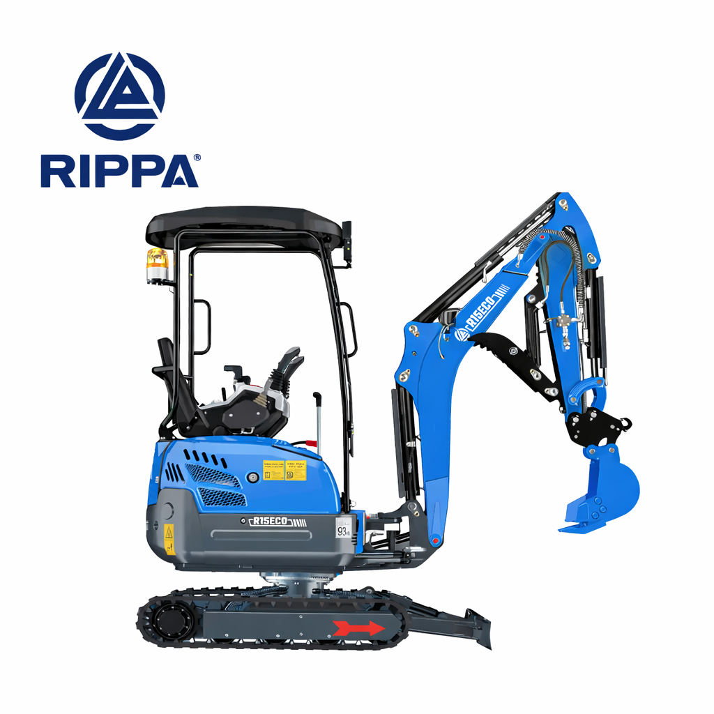 JoyT5 Rippa R15 mini excavator for sale in Canada compact 1.5 ton digging machine with Kubota D722 engine ideal for landscaping construction and residential excavation projects