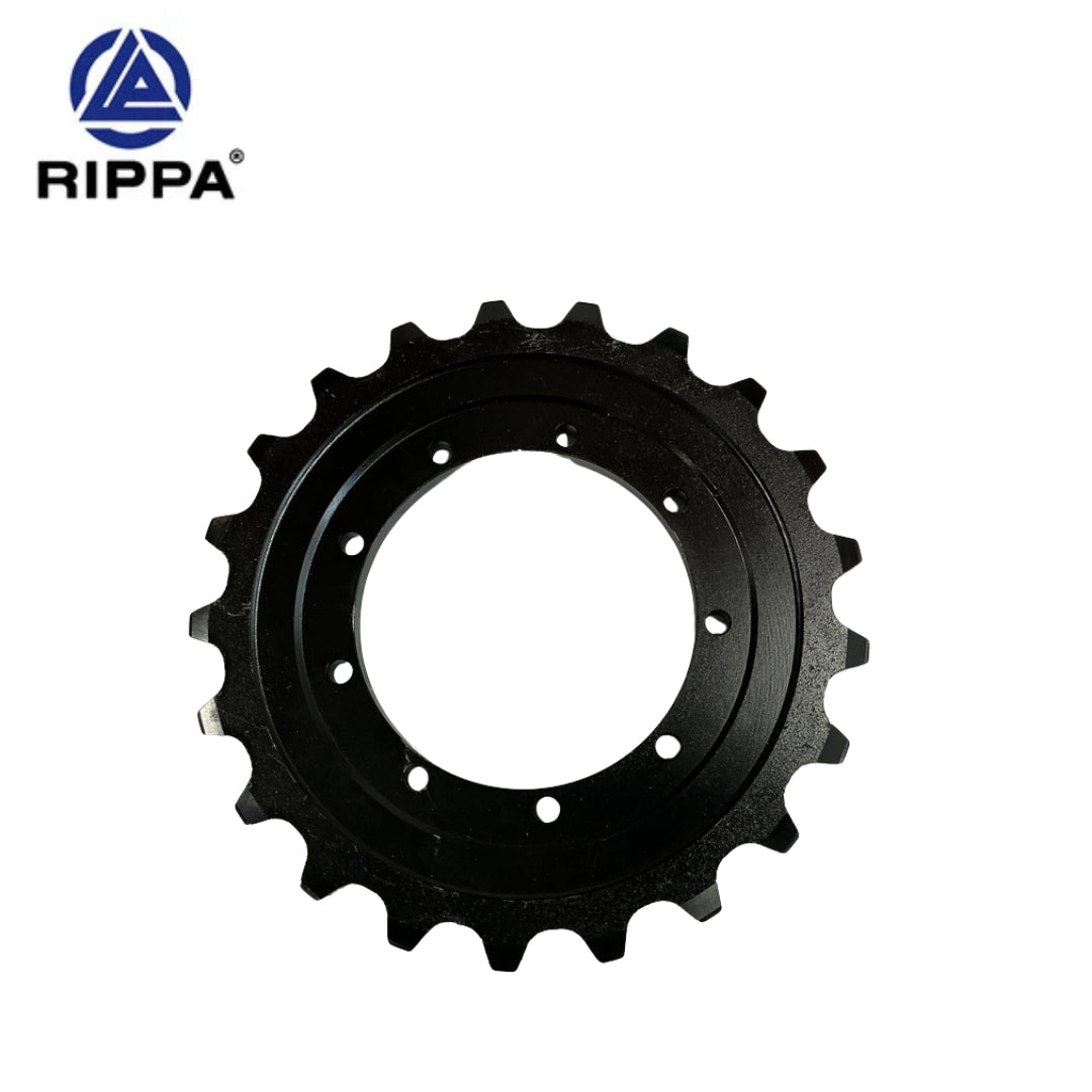 JoyT5 Rippa R18 drive wheel sprocket for sale Canada heavy duty undercarriage component designed for smooth track movement strong traction and reliable mini excavator track drive system performance in Canada