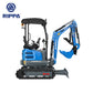 JoyT5 Rippa R18 mini excavator for sale in Canada compact 1.8 ton digging machine with Kubota D902 engine side profile product image used for landscaping trenching and small construction equipment projects