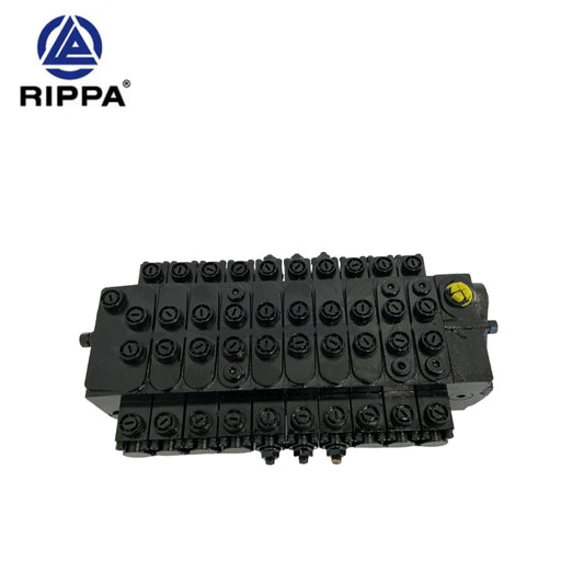 JoyT5 Rippa R18 multi way valve for sale Canada 9 way hydraulic control valve designed for precise flow control stable pressure and reliable mini excavator hydraulic system performance in Canada