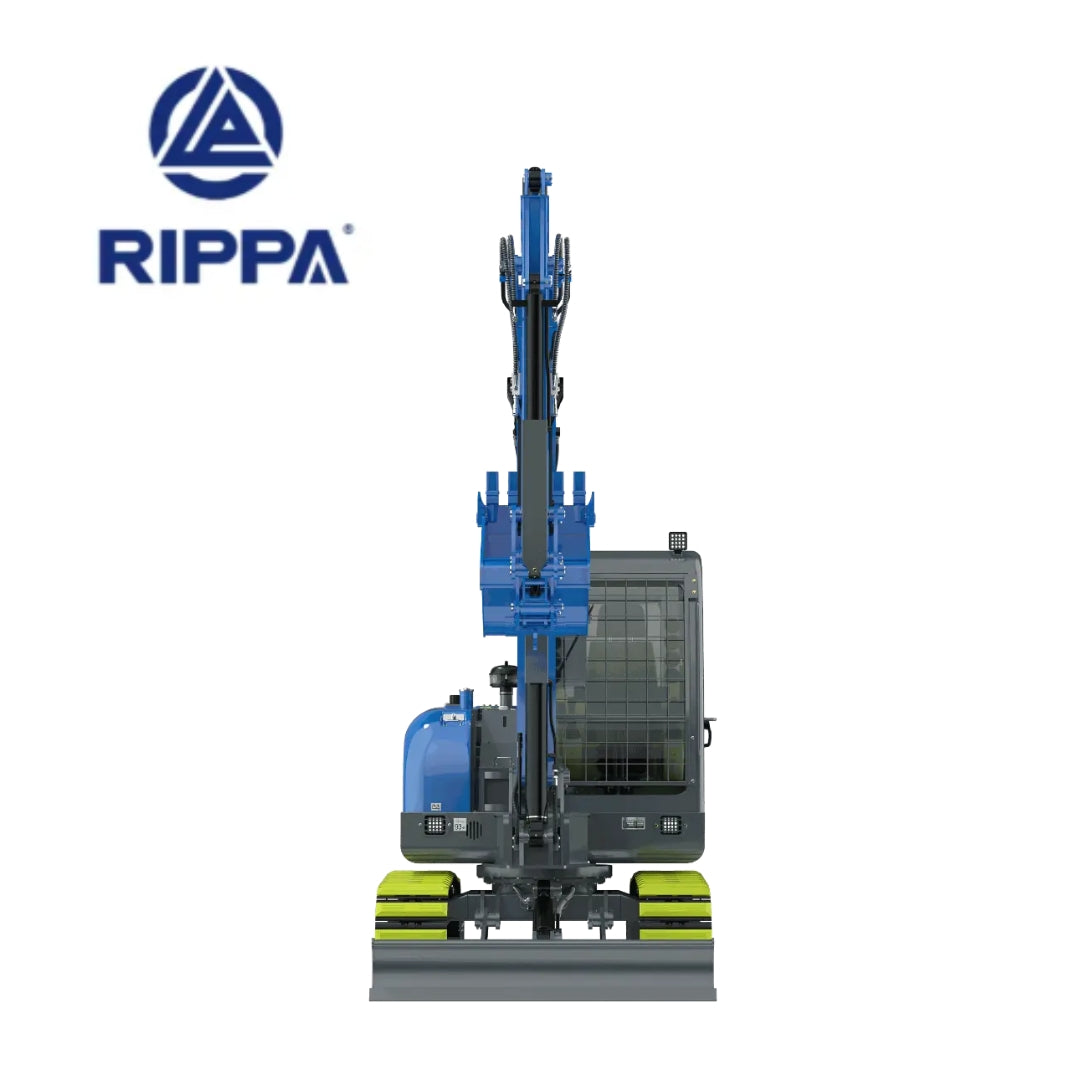 JoyT5 Rippa R57 mini excavator for sale Canada front view 5 point 7 ton Yanmar engine compact excavator with powerful hydraulic arm and blade ideal for construction and excavation projects in Canada and USA