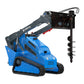 JoyT5 Rippa RS06 skid steer loader for sale Canada with auger drill attachment track skid steer loader for post hole digging fencing installation landscaping and construction work in Canada and USA