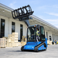 JoyT5 Rippa RS20 skid steer loader with grapple attachment for material handling and warehouse loading compact skid steer loader for sale Canada Kubota powered skid steer loader construction equipment Canada and skid steer loader USA