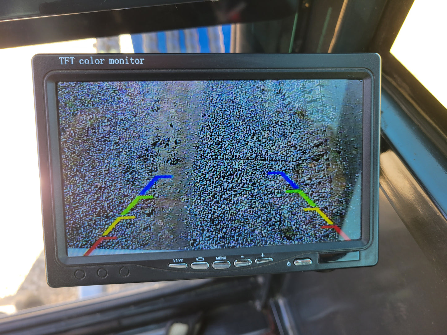 JT5350 3.5 Ton Mini Excavator for Sale in Canada JoyT5 rear view camera monitor for safer compact excavator operation and construction work in canada