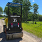 JT5DR35 drum roller rear view showing 3 ton road compactor for construction and landscaping work in Canada


