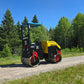 JT5DR35 drum roller 3 ton vibratory compactor working on road construction and soil compaction projects in Canada