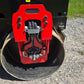 Close-up of hydraulic system and drum roller mechanism on JoyT5 JT5DR35 mini compaction roller for asphalt and soil