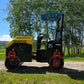 JT5DR35 vibratory drum roller on a rural jobsite in Canada heavy equipment drum compactor for road construction and landscaping projects