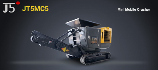JT5MC5 Mini Mobile Crusher for Sale | JoyT5 Compact Crusher – Small Portable Tracked Crushing Machine for Construction, Demolition, and Recycling in Canada and USA