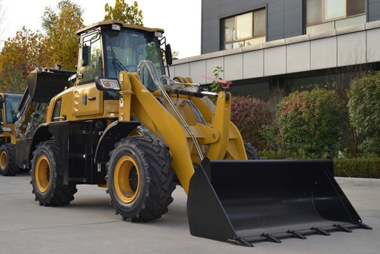 JT5WL2000 compact wheel loader 2 Ton 4400 lbs for sale in Canada with 75 HP Cummins engine and 1m³ bucket, best heavy-duty loader for farming and construction
